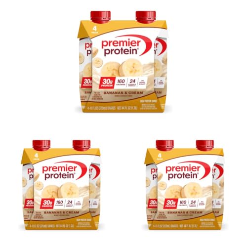 Premier Protein Shake, Liquid, Chocolate Peanut Butter, 30g Protein, Bottle, Gluten Free, 11 fl oz, 12 Pack